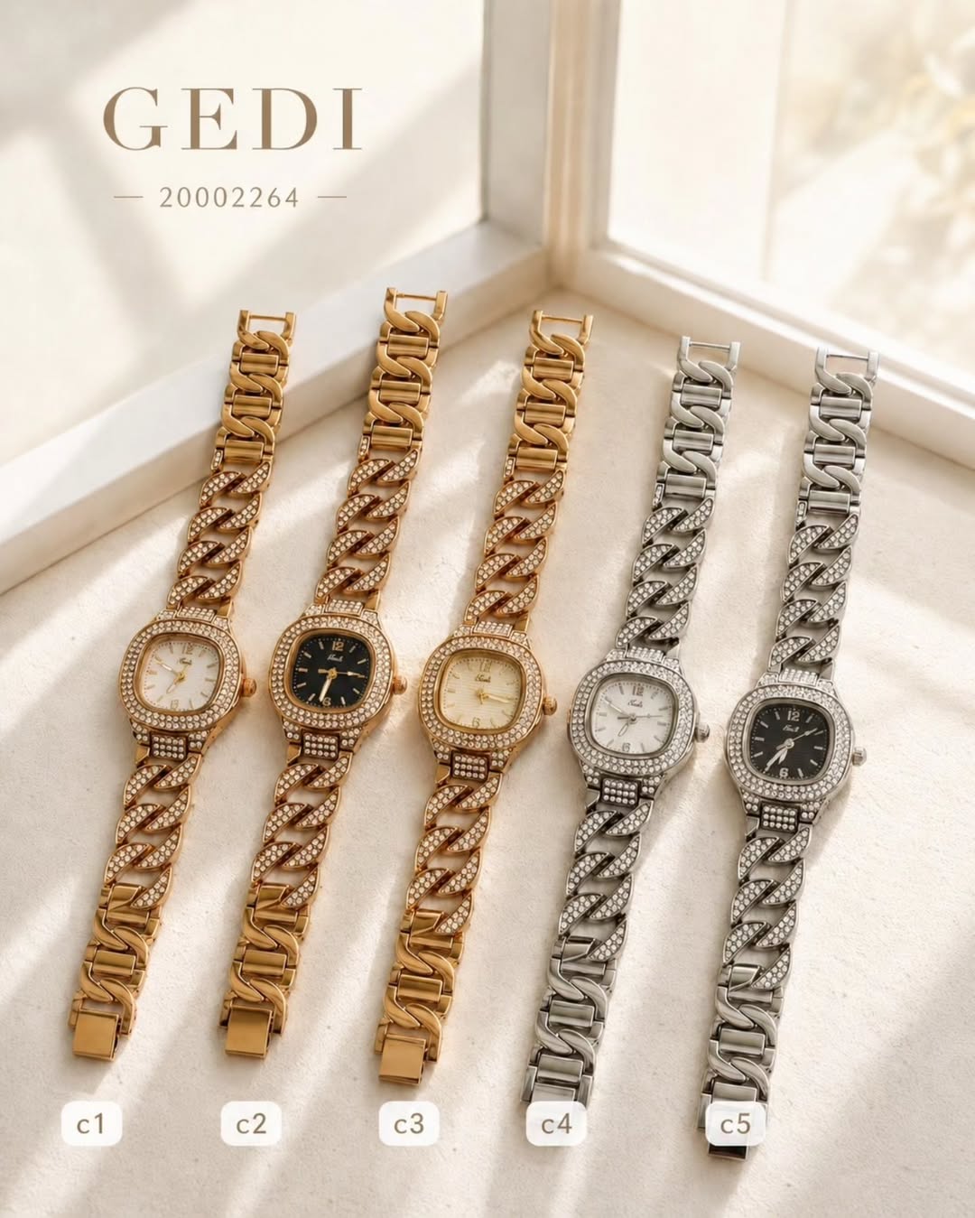 ساعت زنانه مارک gedi 52103 4